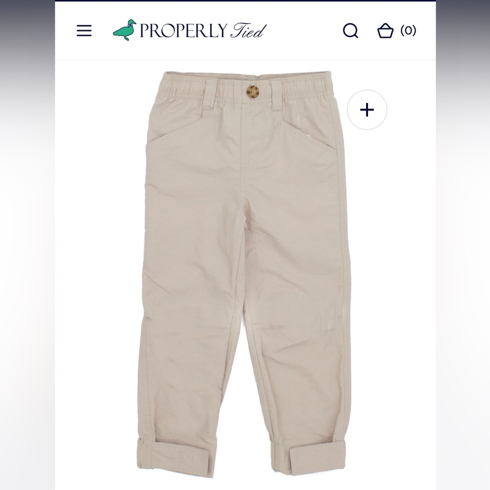 Properly Tied Mallard Pant in Khaki
